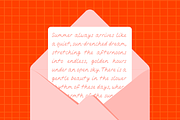 Sunday Journal A Playful Marker Font, a Handwritten Font by Nonceni (Thumbnail 11 of 11)