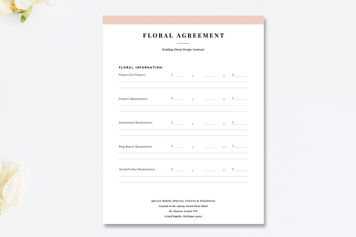 Business Marketing Forms Bundle, a Stationery Template by Marham Labeling Co (Photo 6 of 6)