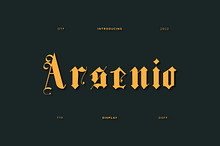 Arsenio Splendid Blackletter