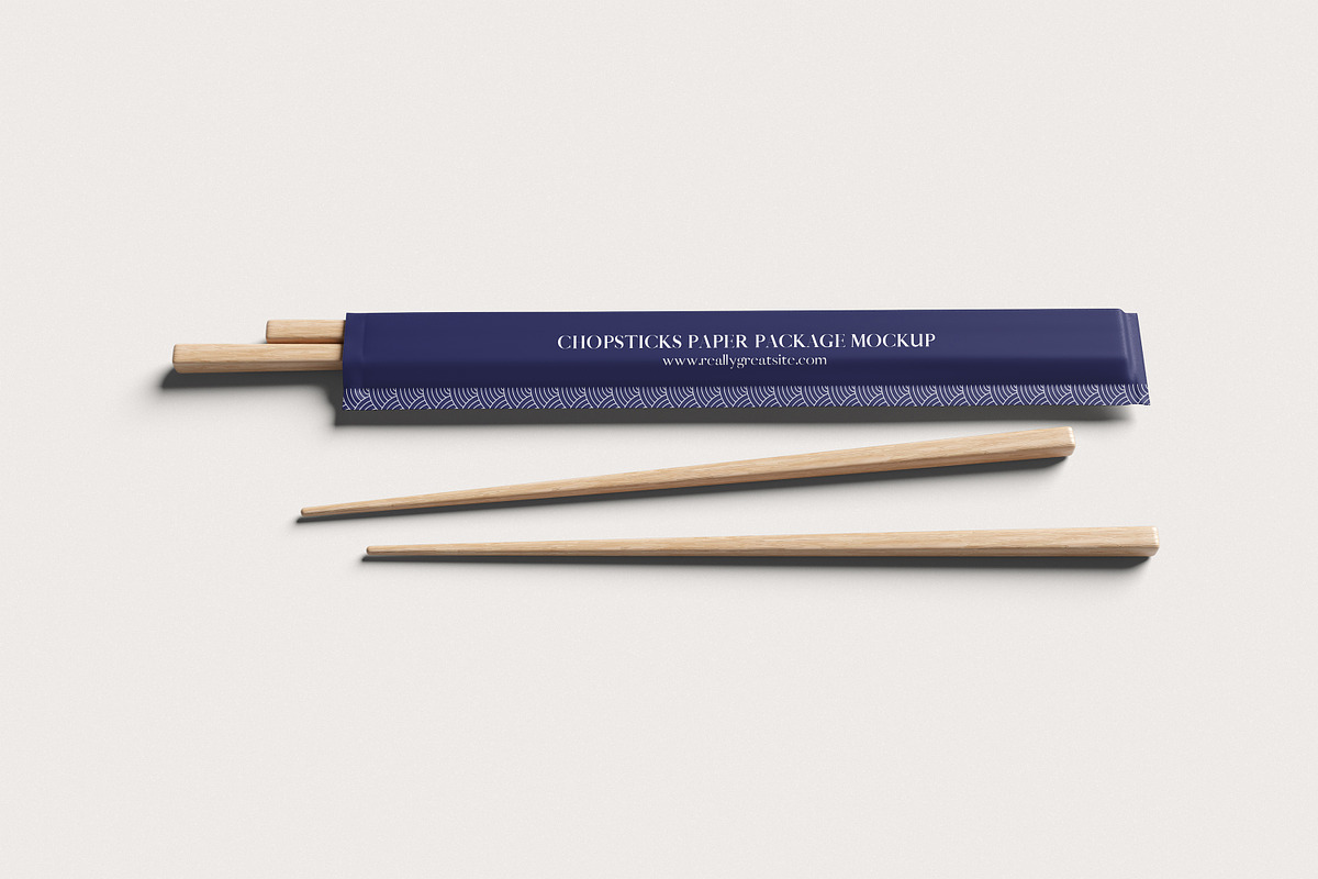 Chopsticks Mockup, a Packaging Mockup by Twins_studio926 (Photo 5 of 5)