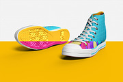 Sneakers Shoes Mockup - 9 views, a Packaging Mockup by Illusiongraphic (Thumbnail 14 of 28)