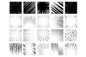 Manga frames. Comic book graphic, an Illustration by YummyBuum