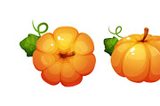 Pumpkin slice. Cute pumpkins cut, an Object Illustration by Stock-Smart-Start (Thumbnail 3 of 3)