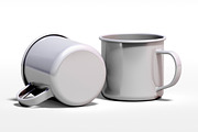 Enamel Mug Mockup With Two Views, a Product Mockup by McLittle Stock (Thumbnail 2 of 2)