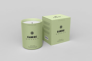 Scented Candle Jar Mockup, a Product Mockup by graphypix (Thumbnail 1 of 4)