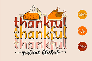 Retro Thanksgiving Sublimation