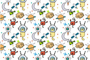 Space - big set +2 patterns, an Animal Illustration by pashigorov (Thumbnail 9 of 9)