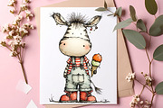 Whimsical Ice Cream Pngs, an Illustration by SinaCreation (Thumbnail 5 of 7)