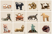 Whimsy of the Past: Vintage Animals, an Object Graphic by Dina Mae (Thumbnail 3 of 9)