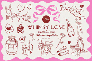 Whimsy Love collection, an Object Graphic by lokko studio