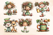 Whimsical St Patrick Day Elements, a Seasonal Illustration by GiraffeCreative (Thumbnail 3 of 19)