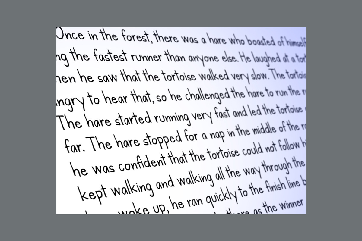 Kanda Handwriting Typeface preview 6