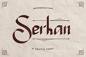 Serkan - Celtic Font