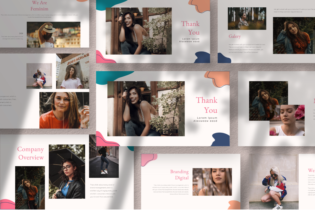 Feminim Brand Google Slide Template, a Presentation Template by Inkofert (Photo 10 of 10)