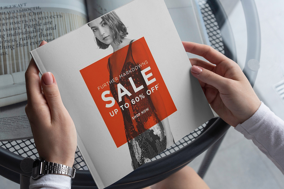 Square Brochure Mockups, a Print Template by Dikarte.Store (Photo 10 of 13)