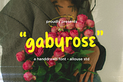 Gabyrose A Monoline Hand drawn, a Handwritten Font by Allouse Studio (Thumbnail 1 of 10)