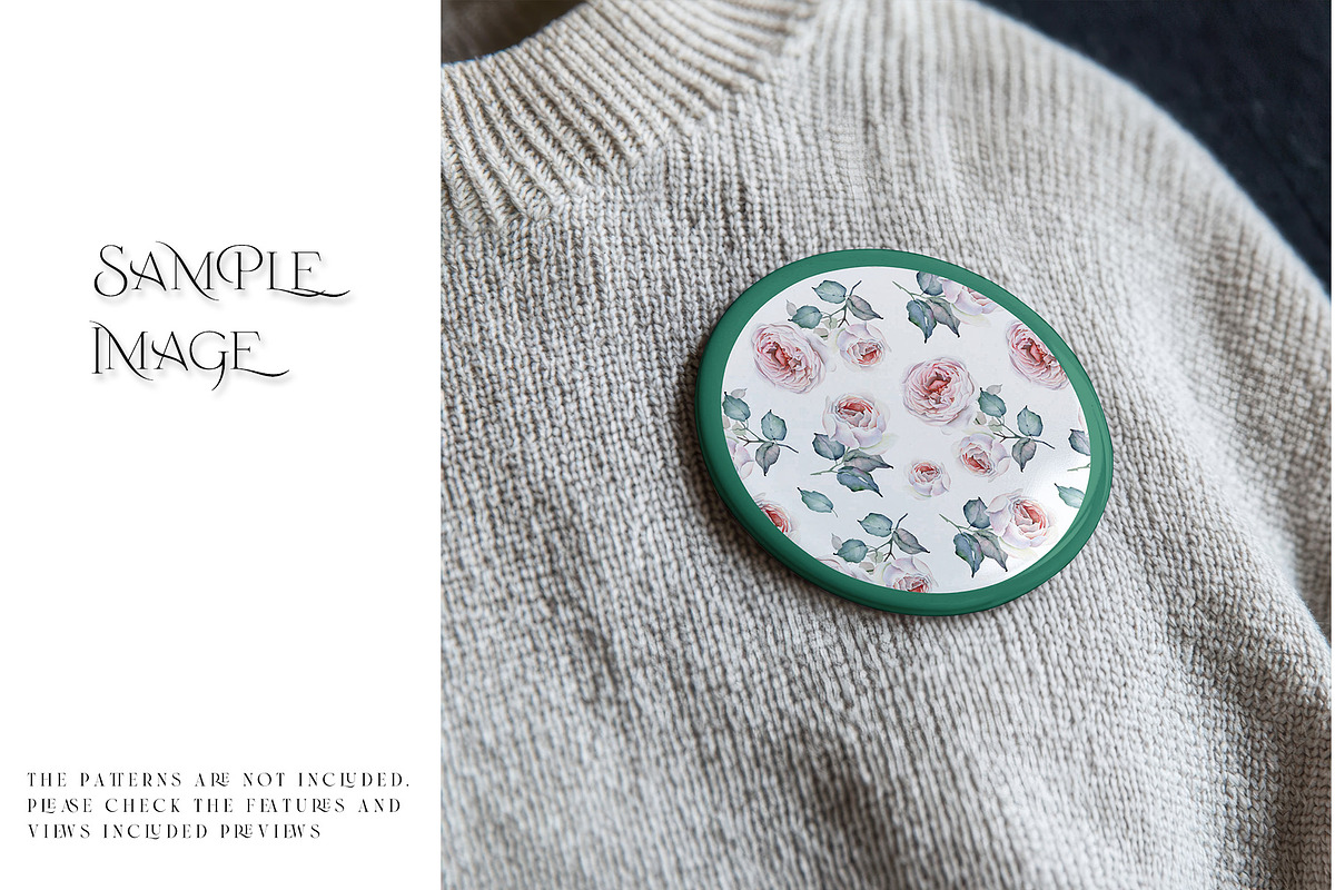Pin Badge Collction PNG & PSD Mockup, a Product Mockup by mock-ups (Photo 19 of 22)