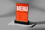 High Quality Table Menu Mockups, an Advertising Mockup by Nathatype (Thumbnail 2 of 9)