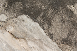 White marble + grey stone background