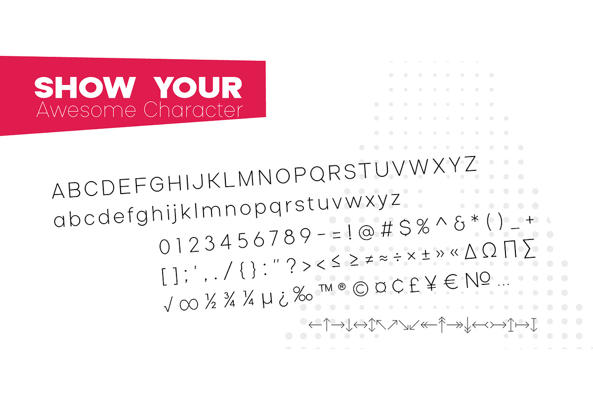 Aceh - Geometric Sans Serif Family, a Sans Serif Font by Ridha-38.lineart (Photo 6 of 10)