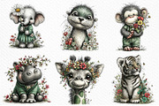 Spring Baby Animals Clipart Png, an Illustration by Craft Nest (Thumbnail 6 of 11)