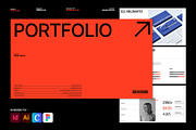 Minimal Portfolio Template, a Presentation Template by Templeste (Thumbnail 1 of 6)