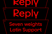 Reply, a Sans Serif Font by TOMO Fonts (Thumbnail 2 of 7)