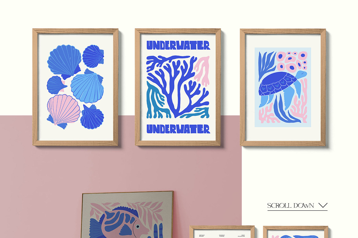 Underwater Wall Art Creator, an Object Graphic by Leleka.Store (Photo 7 of 15)