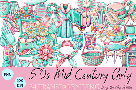 50s Fashion and Decor Accessories