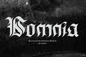 Somnia BlackLetter Typeface