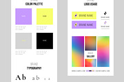 Brand Mood Board Layout, an UI Kit Template by MightyDesign (Thumbnail 2 of 6)