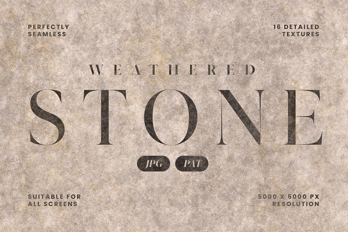 Seamless Weathered Stone Textures, a Texture Graphic by Aurora Graphics (Photo 2 of 8)