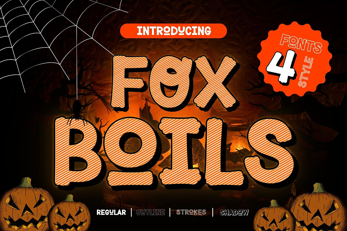 Fox Boils Fonts 4 Style, a Handwritten Font by Fox7 By Rattana (Photo 1 of 10)