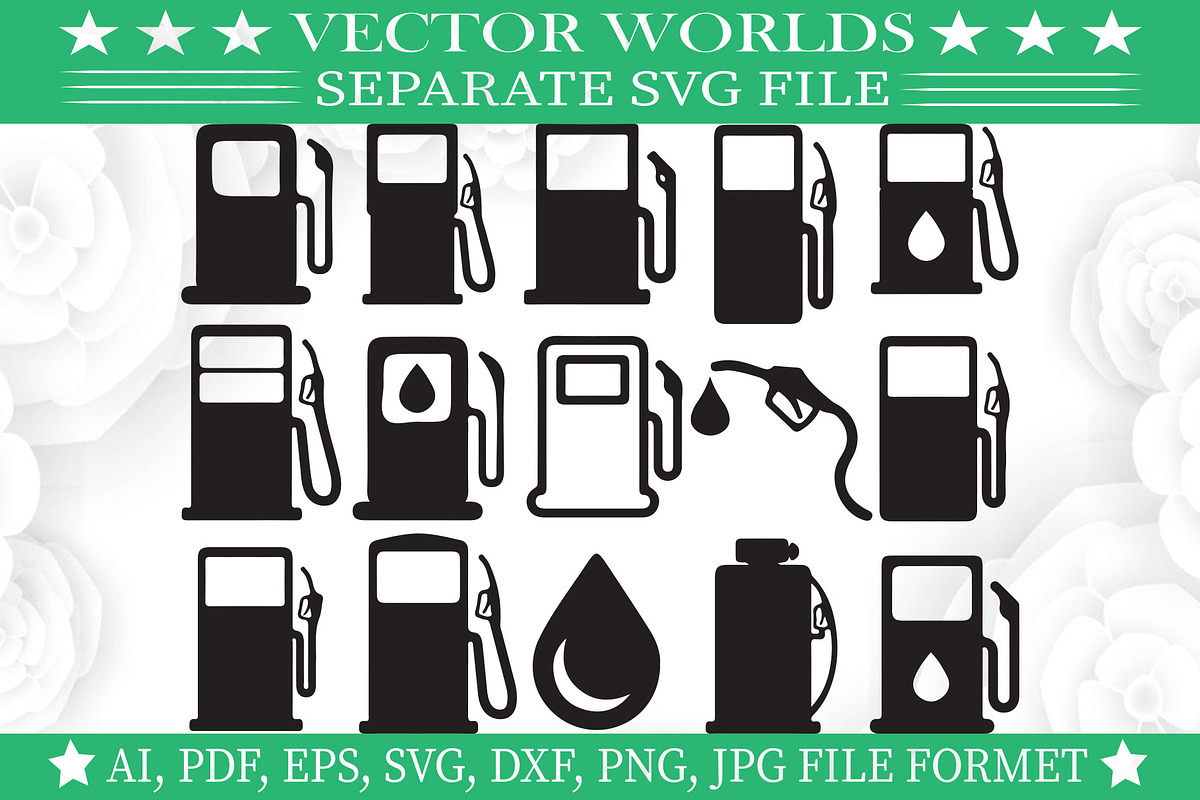 Petrol Pump Svg, Petrol, Pump Svg, an Object Graphic by VectorWorlds (Photo 1 of 3)