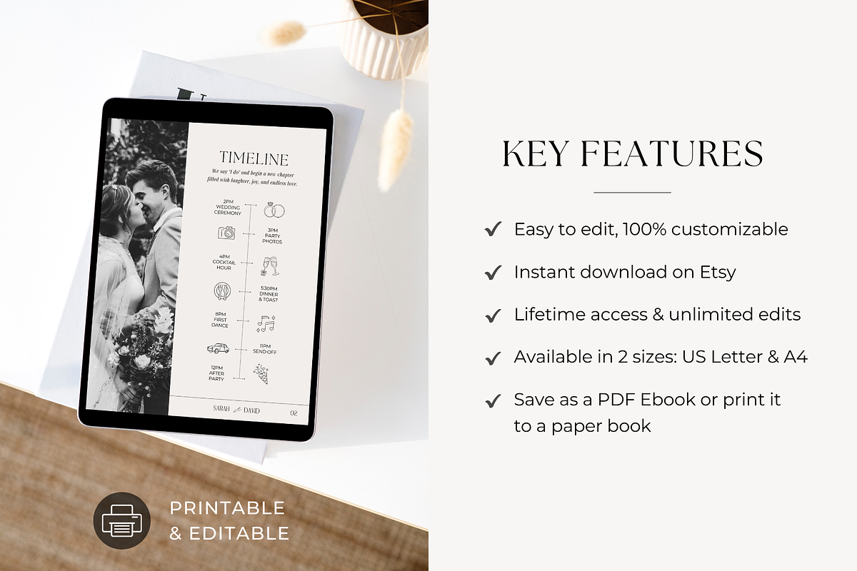 Wedding Day Magazine Template, a Magazine Template by ShopRShop (Photo 5 of 9)