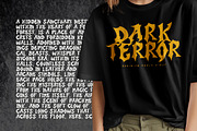 Sacrifice Horror Black Metal Display, a Blackletter Font by dansdesign (Thumbnail 10 of 12)
