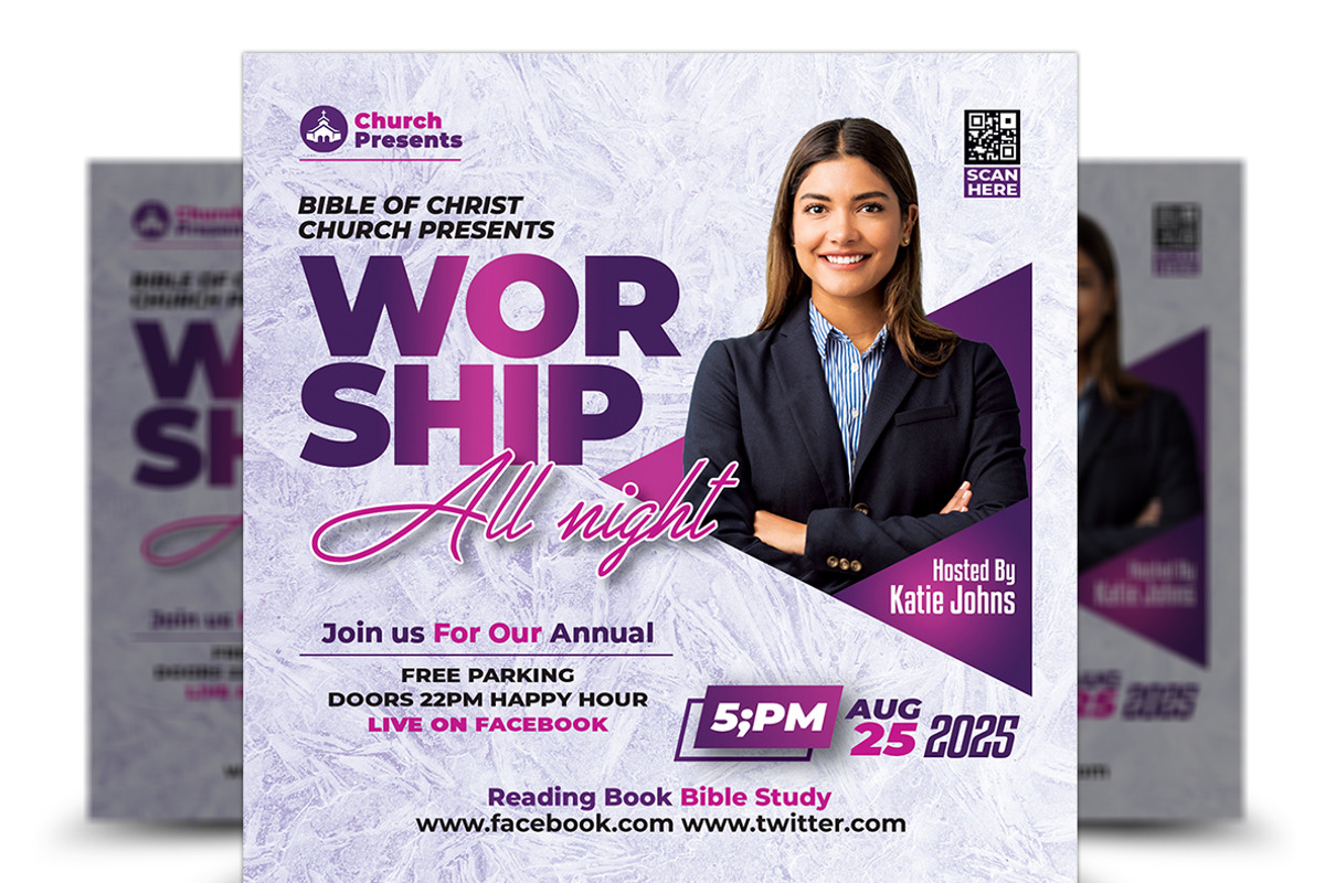 Church Flyer, a Flyer Template by AfzaalGraphics (Photo 1 of 2)