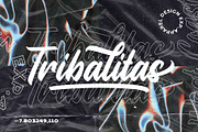 Quadrone, a Script Font by Wacaksara Co. (Thumbnail 5 of 7)