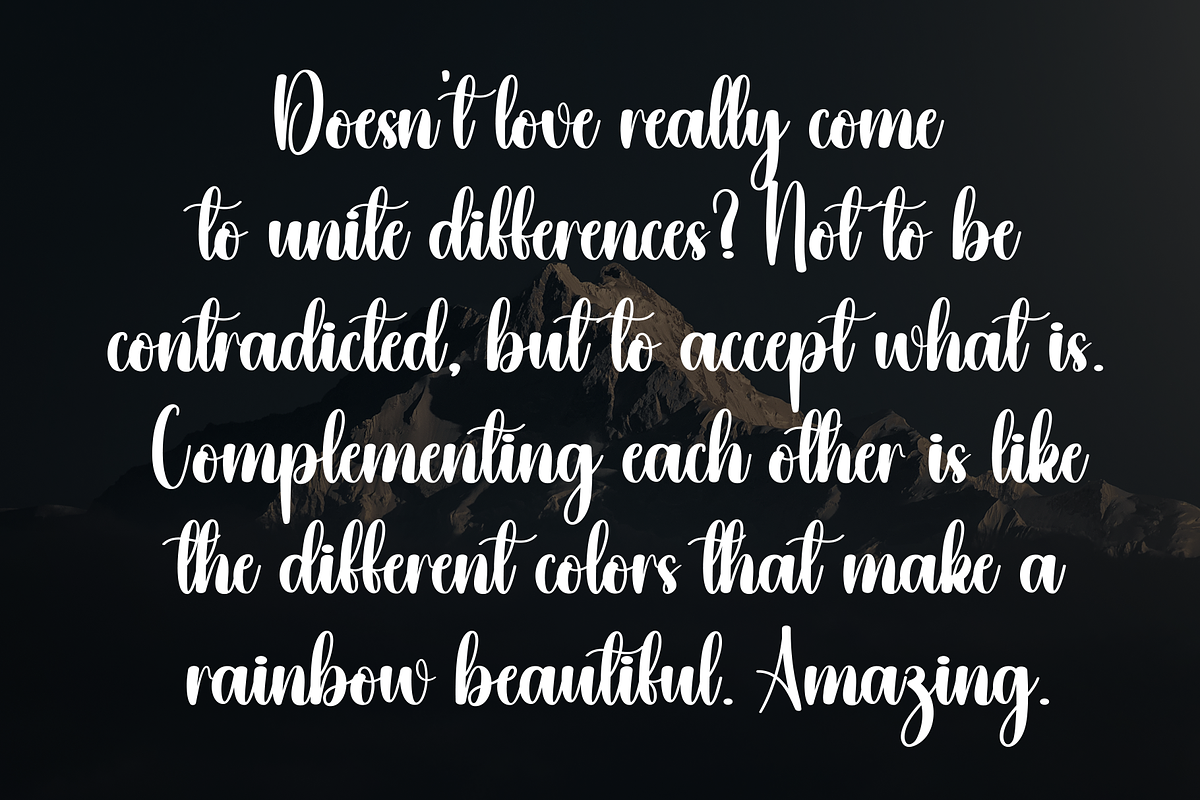 Sadnight | Script Font, a Handwritten Font by Scratchones (Photo 6 of 9)