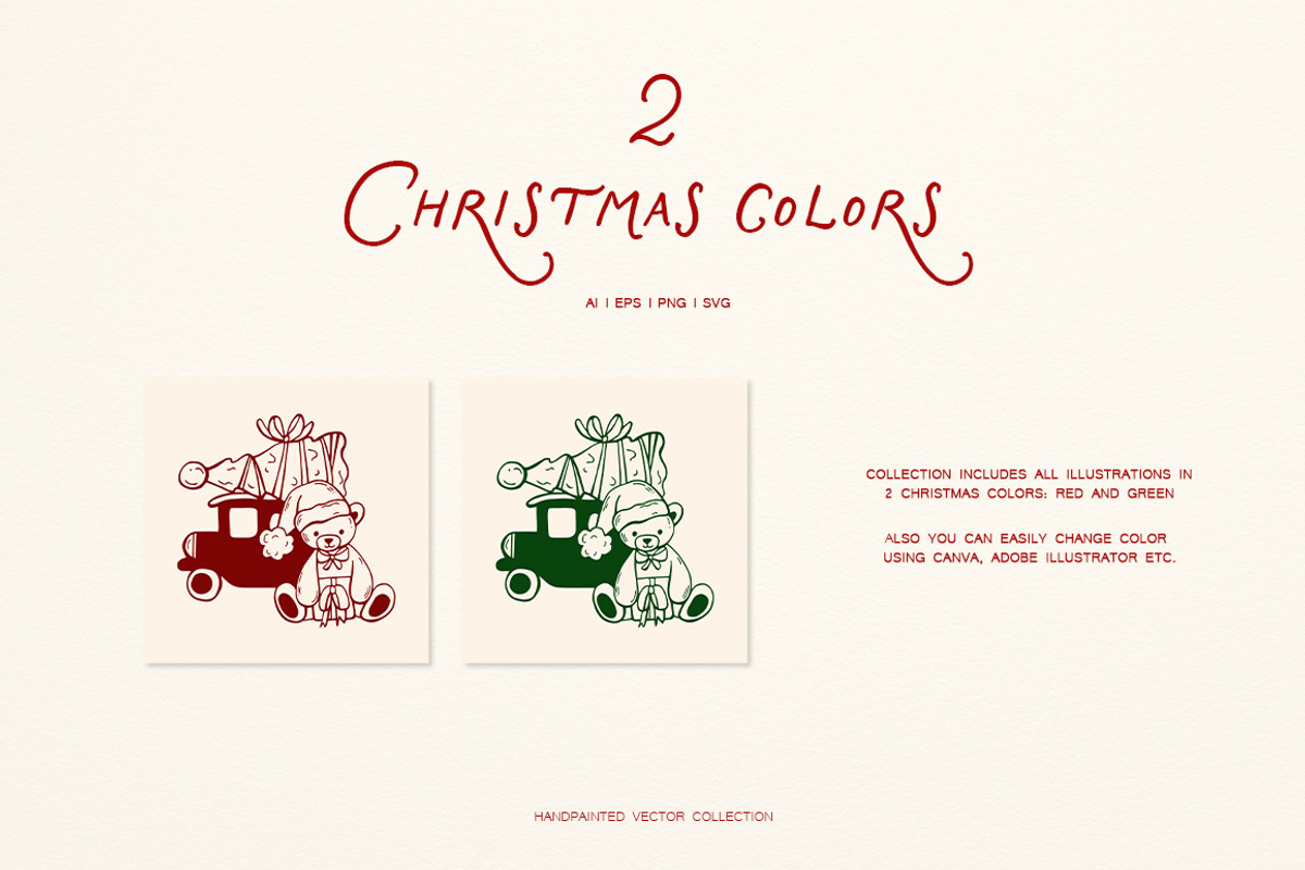 Whimsical Set Cozy Christmas p.2, a Seasonal Illustration by ViktoriyaD (Photo 17 of 25)