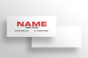 The Slim Business Card /Calling Card, a Business Card Template by xxDeadPixels (Thumbnail 2 of 2)