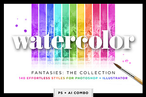 Watercolor & Glitter Styles Bundle