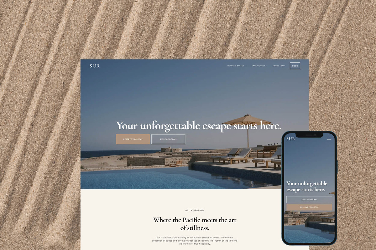 Sur - Squarespace Template, a Squarespace Template by Gem Media (Photo 1 of 4)