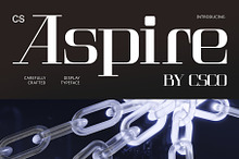 CS Aspire – Techno Font
