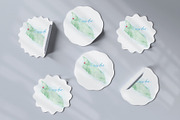 Watercolor Map of Aruba, an Illustration by Beloved Paper (Thumbnail 4 of 6)
