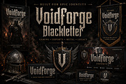 Voidforge Blackletter – Gothic Font, a Blackletter Font by Wow Magic (Thumbnail 5 of 5)