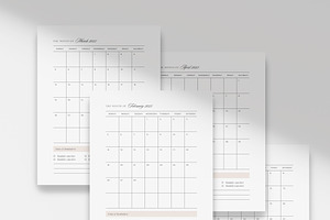 2023 Calendar Printable For Canva