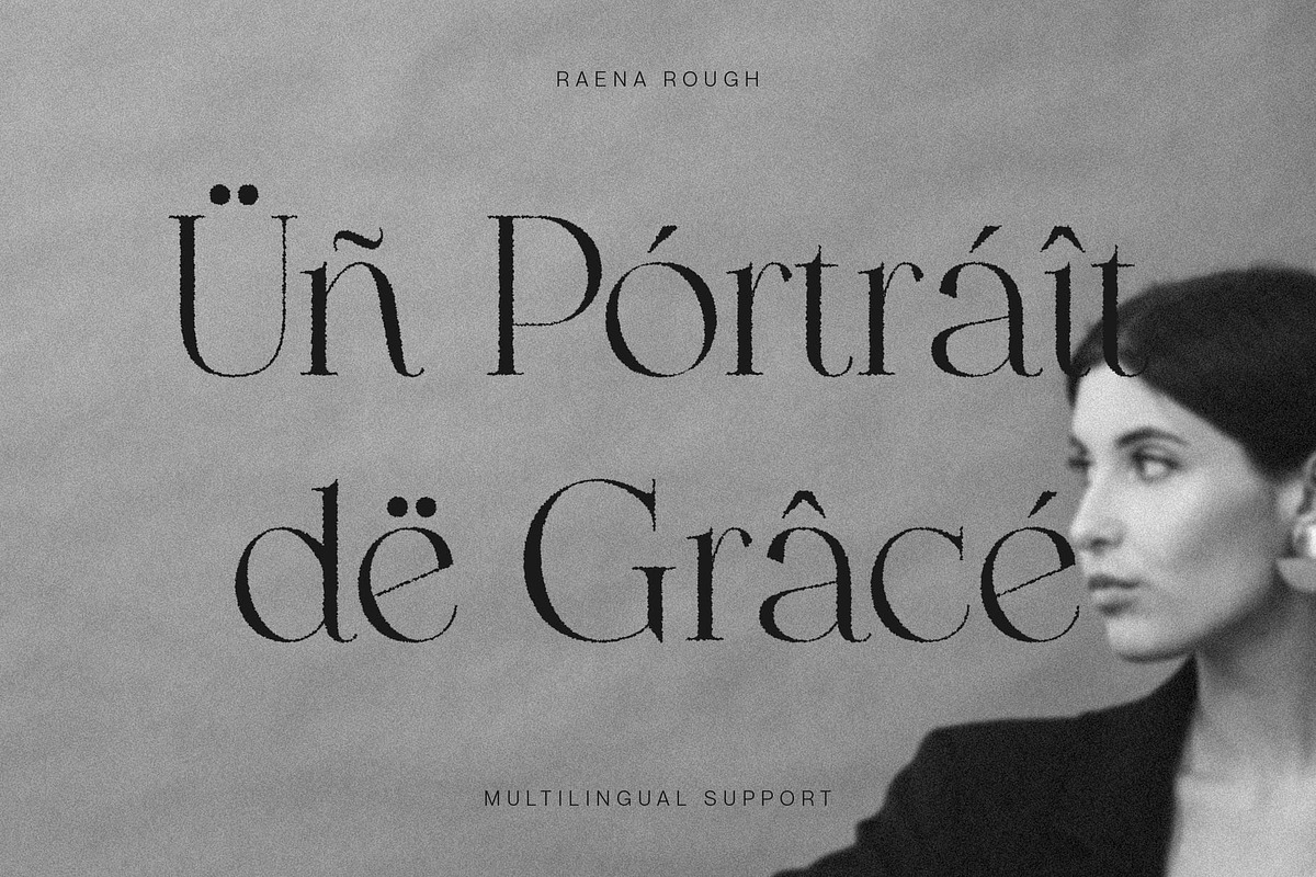 Raena Rough, a Serif Font by Craft Supply Co. (Photo 7 of 8)