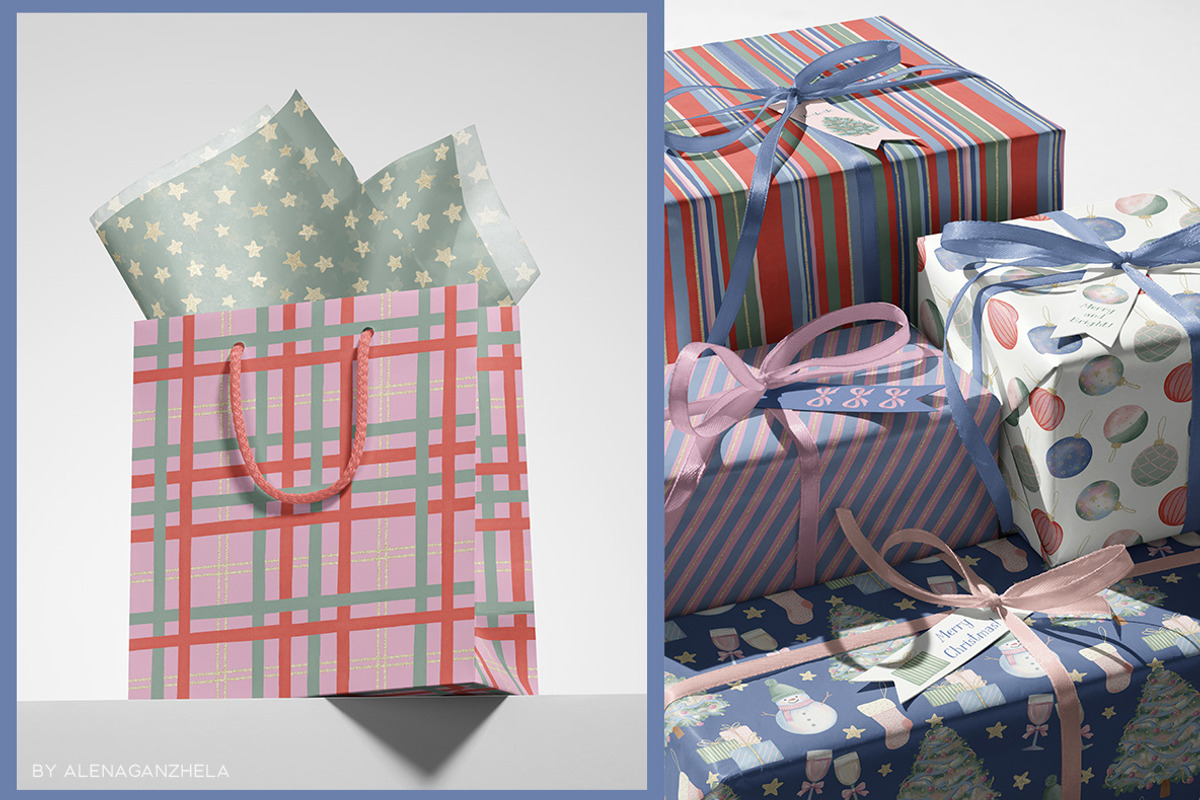 Christmas Time - seamless patterns, a Pattern Graphic by alenaganzhela (Photo 3 of 9)