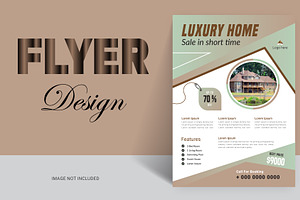 Luxury home sale in short time, a Flyer Template by hkmonir